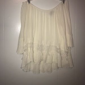 Off the shoulder blouse